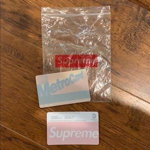 Supreme metro card stickers